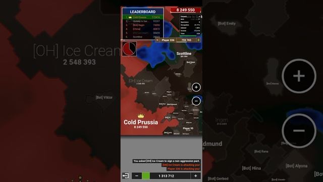 Пруссия уничтожает всë на пути Territorial.io