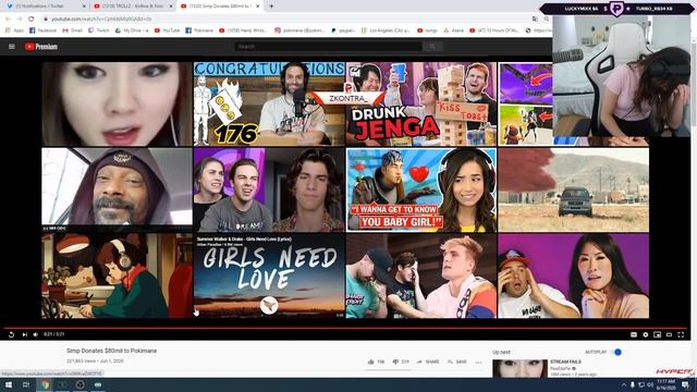 Poki Reacts To Simp Donates $80mil To Pokimane