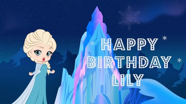 Happy Birthday Lily - Greeting Card Video ❤️