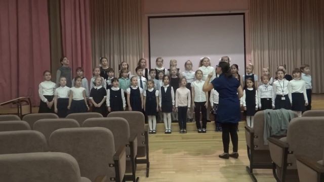 ГБОУ Школа 2051 хор Музыкальная капель 1 раз на сцене Ах, этот вечер