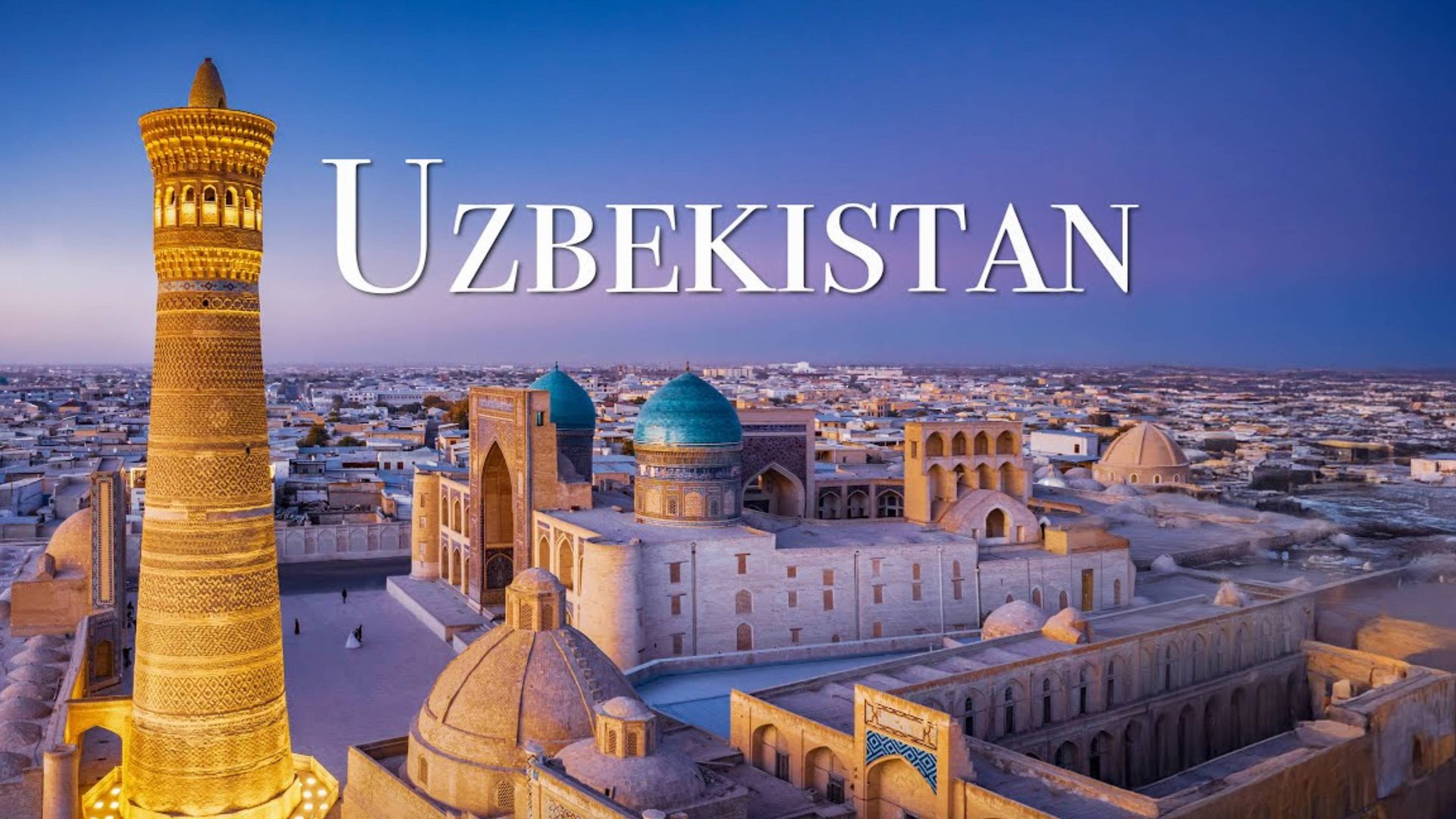 Узбекистан 4K - Scenic Relaxation Film With Calming Music