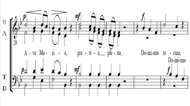 Haydn Ave Maria Score