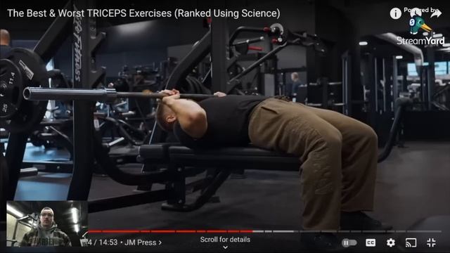 Reacting To Jeff Nippard's Tricep Exercise Tier List