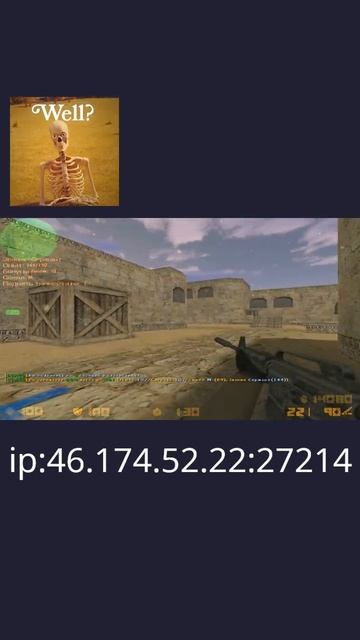 Cs 1.6 заходим на сервер играть вместе со мной #shorts