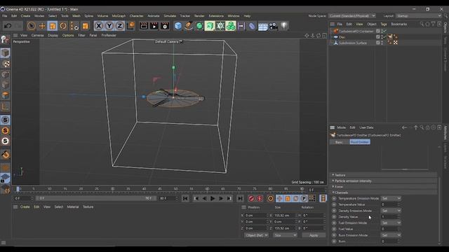 как сделать красивый дым в Cinema4d WorldofTanks.igrok
