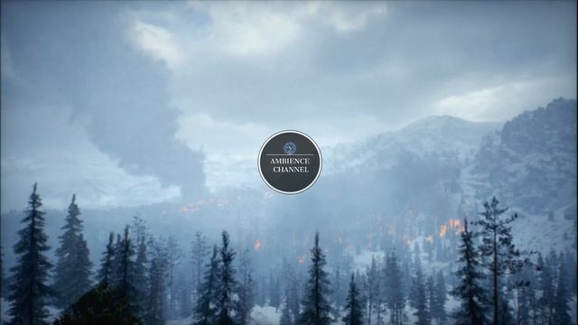 THE CAUCASIANS - DISTANT ARTILLERY FIRE WITH SNOW WIND SOUNDS | AMBIENCE CHANNEL