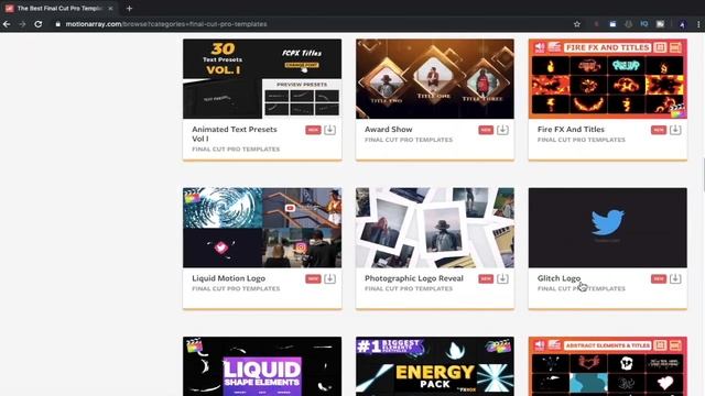 @Motion Array Final Cut Pro X Templates