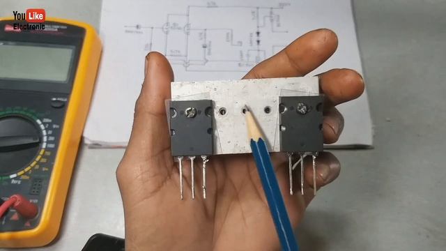 How to make 100w driver circuit  DIY 2sc5200 and 2sa1943 100W Amplifier  You Like Electronic