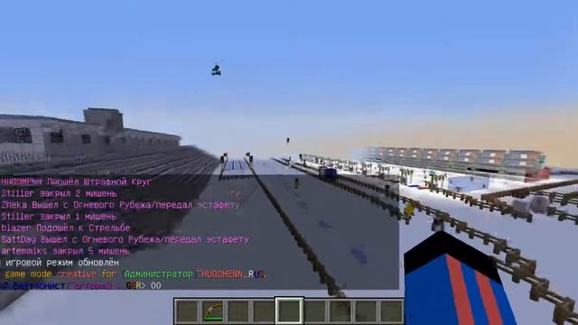 БИАТЛОН МАЙНКРАФТ MBZD - 2 СЕЗОН 8 ЭТАП - АНСИ CУПЕРМИКСТ