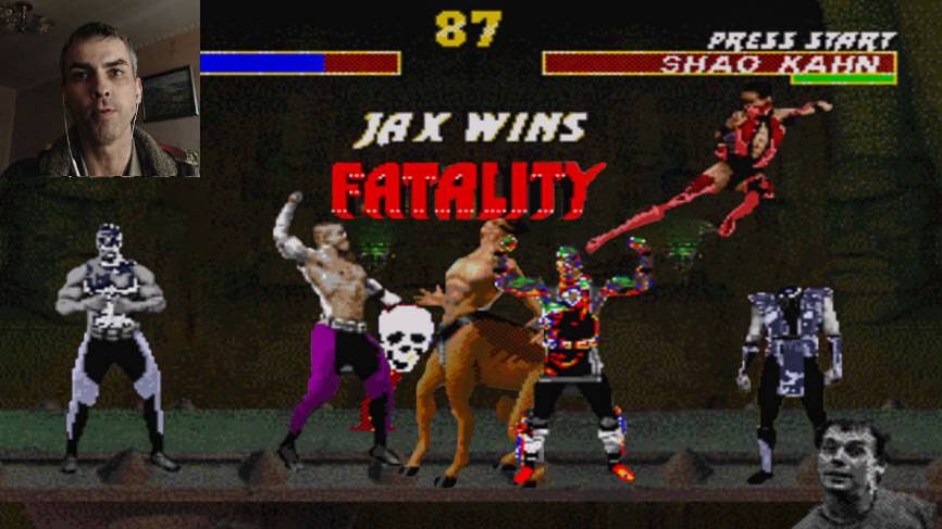 UMK3 Glitch прохождение и Brutality боссам Jax