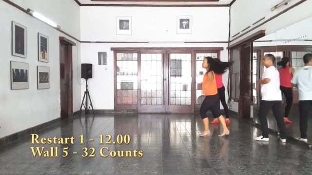 Line Dance - Never Say You Can't - Gratia Dinari Z-Indieliners - FTN - Walk Through