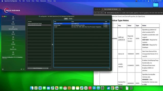 Fix intel HD Graphics 515 520 530 540 580 on macOS Ventura  Sonoma