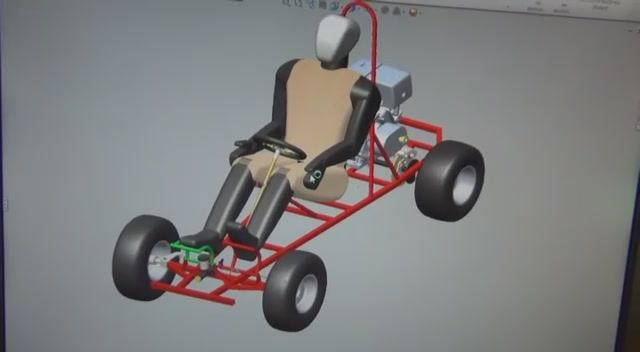 Самодельный картинг (мини багги) - изготовление