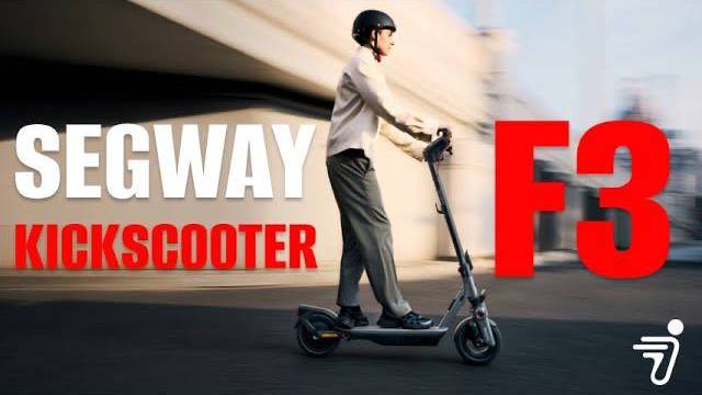 Электросамокат Segway NineBot F3. Классный двухподвес для города.