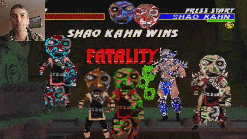 UMK3 Glitch Kano прохождение и Brutality для Shao Khan