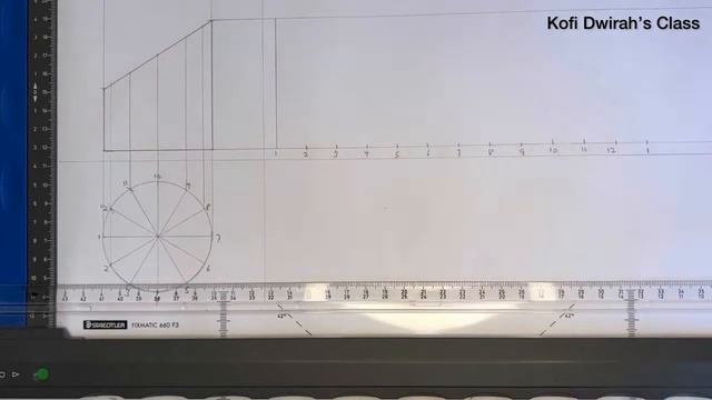 How To Develop A Truncated Cylinder || Development Of A Truncated Cylinder .