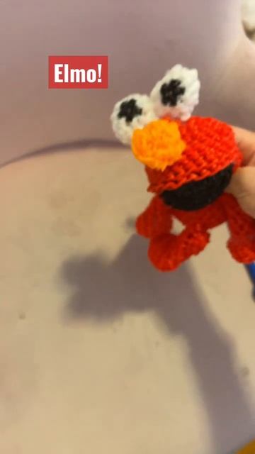 Elmo!#loomigurumi #shorts