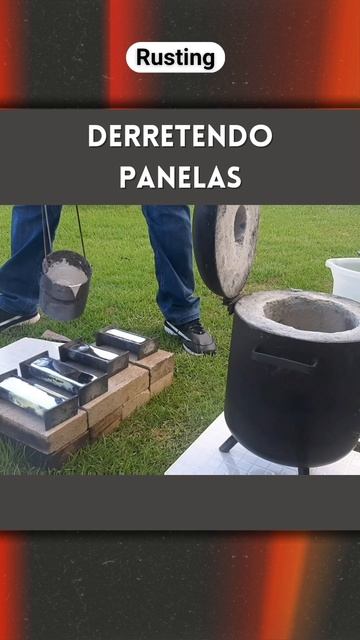 DERRETENDO PANELAS DE ALUMÍNIO. Fundição Caseira De Alumínio.