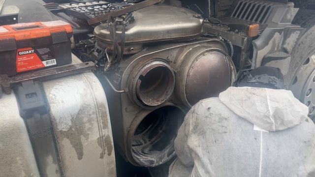 Man TGX. Удаление катализатора и сажевого фильтра