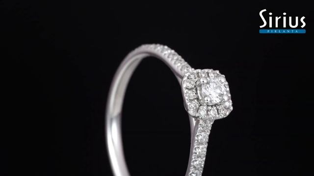 Sirius Pırlanta | 0,75 Karat Prenses Kesim Pırlanta Görünümlü Tektaş Yüzük | 23R0112