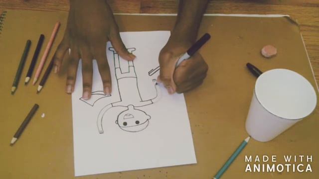 I Drew Myself As The 