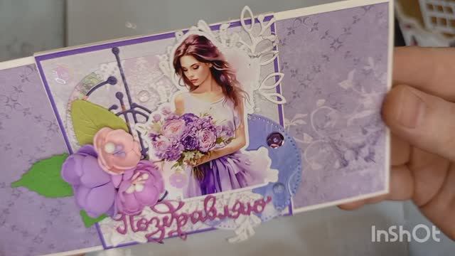 скрапвлог/весенние открытки и конверты/скрапбукинг