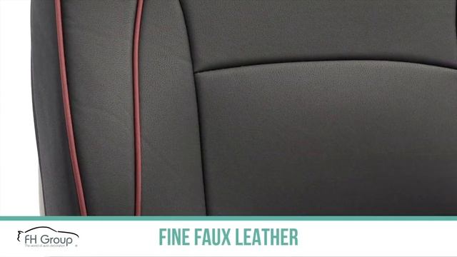 Faux Leather Car Seat Cushions Full Set For Sedan Truck And SUV- FH Group®