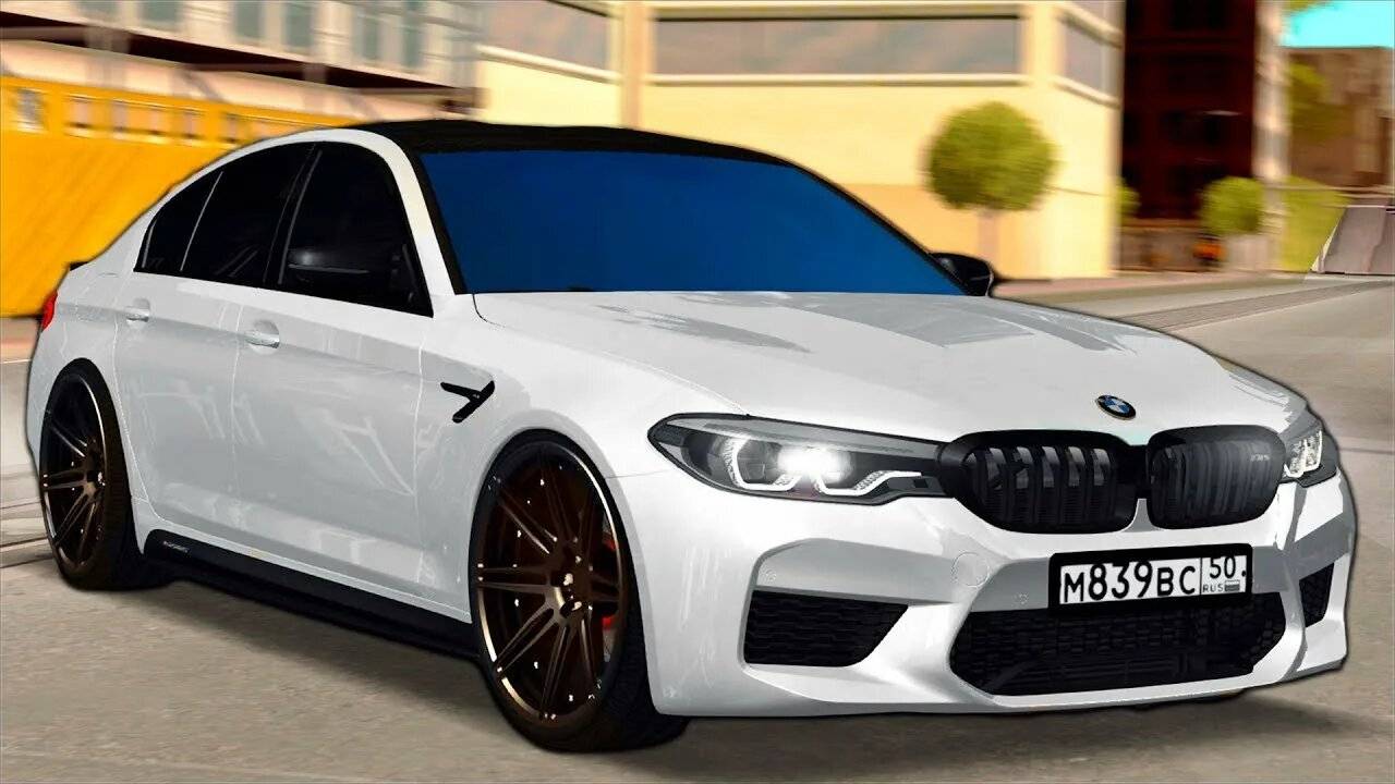 Дрифт на BMW M5 F90 MTA