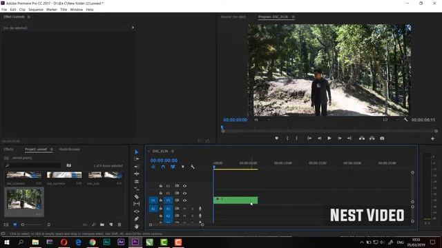 Cara Nest dan Unnest Video di Adobe Premiere Pro CC 2017 | How to Nest and Unnest