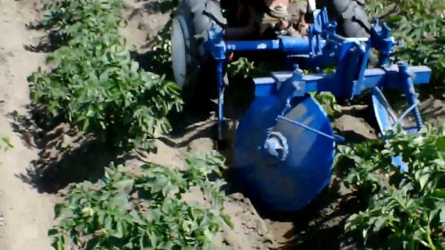 Окучка картошки МБ АГРО.