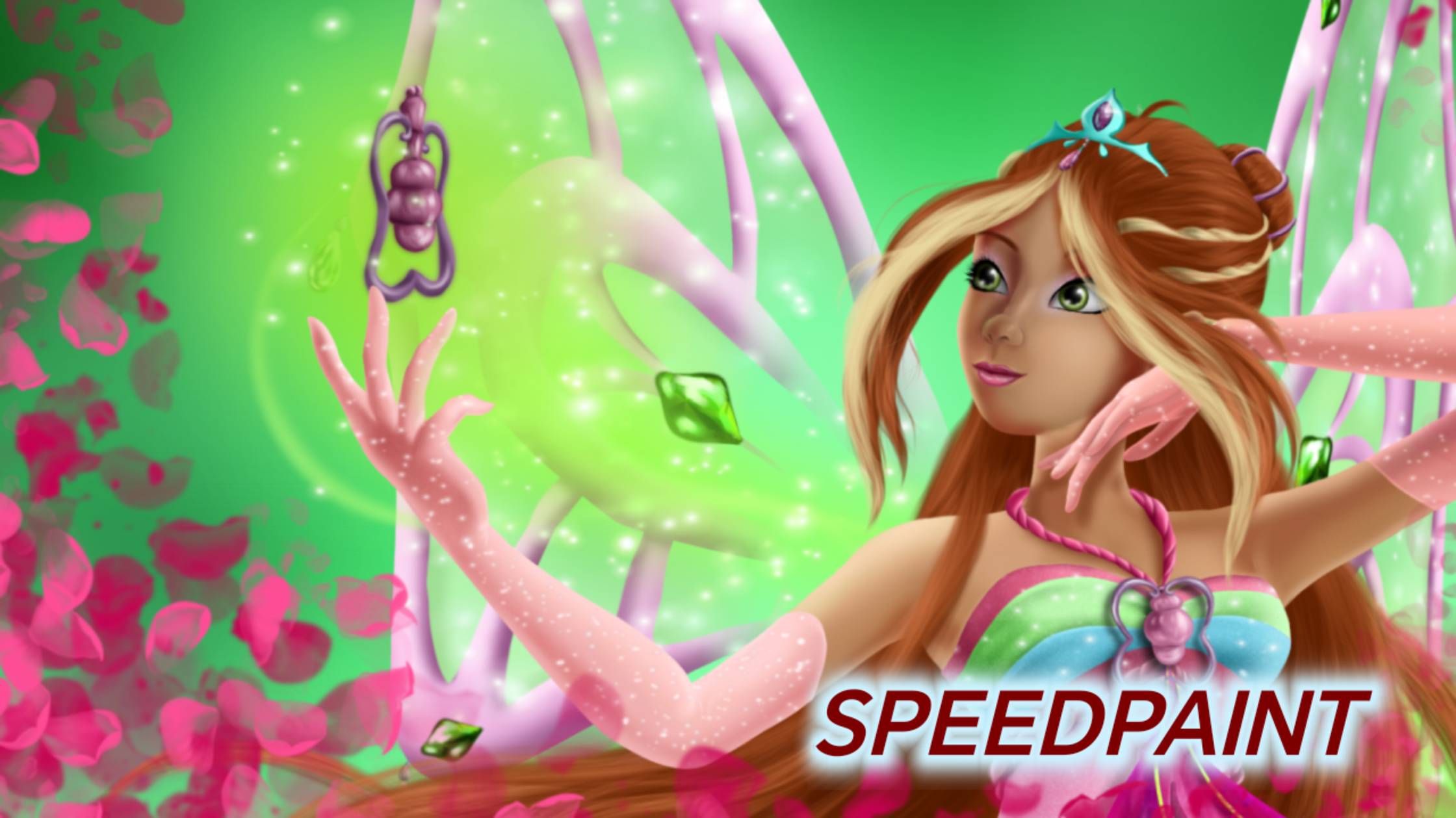 Клуб Винкс - Флора Энчантикс 🌹 - SpeedPaint