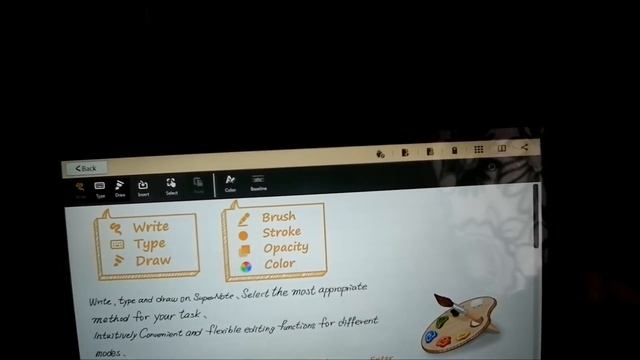 Supernote, Onenote Using Stylus Pen Asus Vivotab Smart