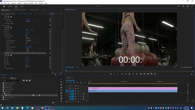 Как добавить таймер и сделать обратный отсчет в Premiere Pro