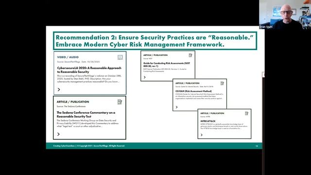 A Board's-Eye View Of Managing Cyber Risk With Stan Stahl, PhD