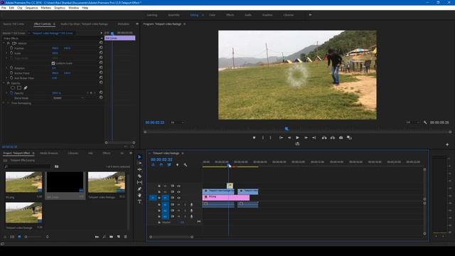 How To Do Teleport Effect - Adobe Premiere Pro Tutorial