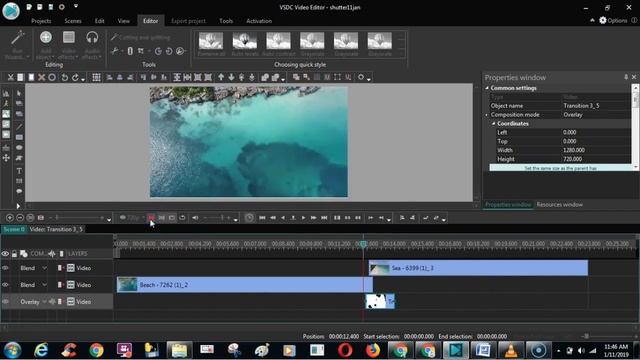 How To Use Shutterstock Video Editor Toolkit  Transition PreAssets With Vsdc Video Editor