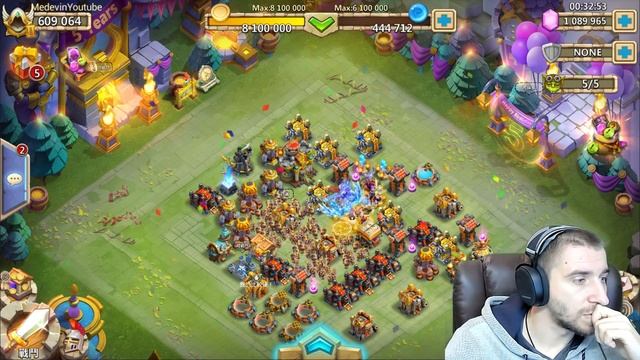 ТОП СТРИМ \ ГОВОРИМ ПРО ОБНОВУ НА КИТАЙКЕ \ БИТВА ЗАМКОВ \ CASTLE CLASH