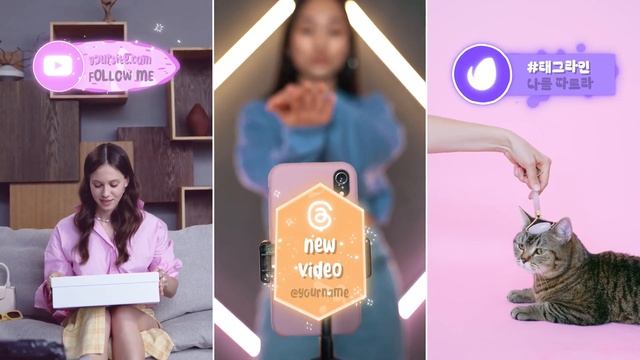 Social Media Liquid Lower Thirds | Adobe Premiere Pro Template