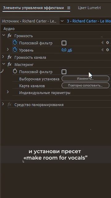 Секретная функци Premiere Pro #монтажвидео #монтажвидеонателефоне #премьерпро