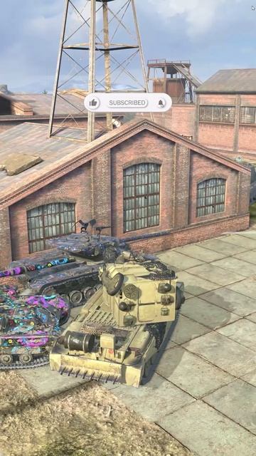 FV 4005 Galahad - Mod Showcase Remodel | WoT Blitz | #shorts #wotb #wotblitz #вотблиц #tank