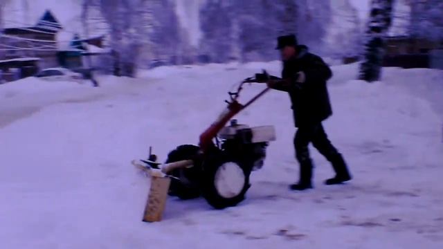 Февраль , снежный.