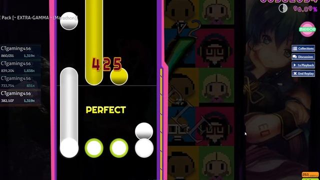 Osu!mania | Why..... ;C | GAMMA Sample | 95.85% | S