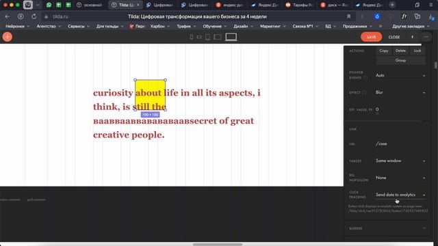 Обучение работе с Tilda. Урок четвертый: Zero блоки