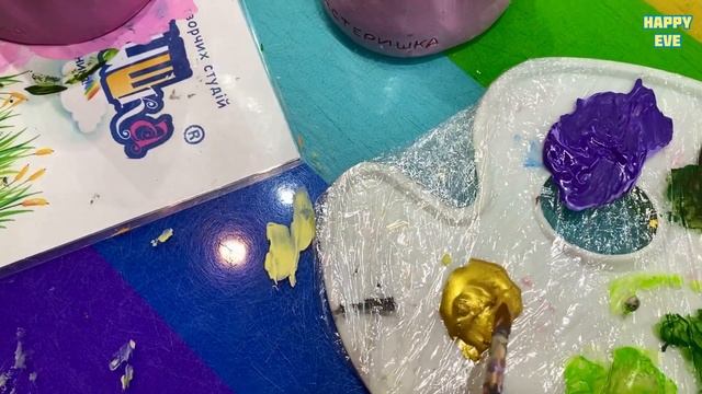 Історії принцес - Як розфарбувати принцесу Аврору? з Євою |to Paint Princess Aurora