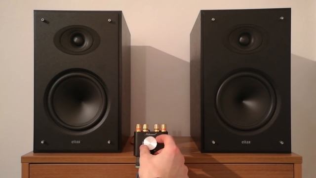 Nobsound amplifier test on Eltax bookshelf speakers very clear sound