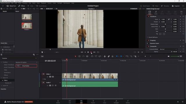 How To Crop Video In DaVinci Resolve 18 | 2023 Easy