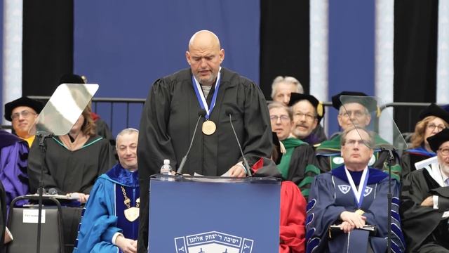 Senator John Fetterman Receives The Presidential Medallion At YU's 93rd Commencement (2 Of 2)