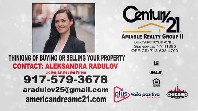 Aleksandra Radulov I Agent Za Nekretnine (New York) I Plus Radio I REKLAMA