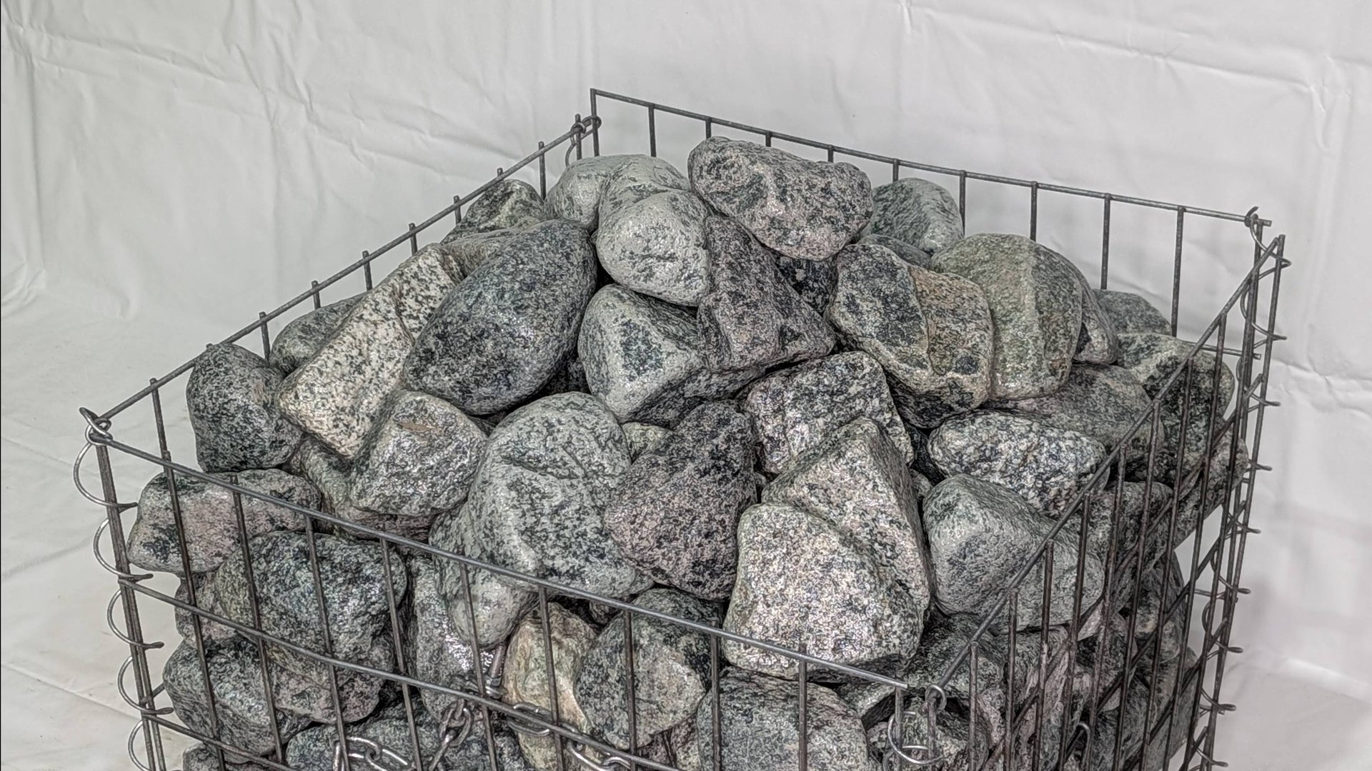 Жадеит обвалованный фракция 70-150мм камень для бани и сауны