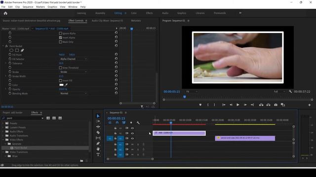 How To Add Border To A Clip In Premiere Pro Hindi (Easy Way)